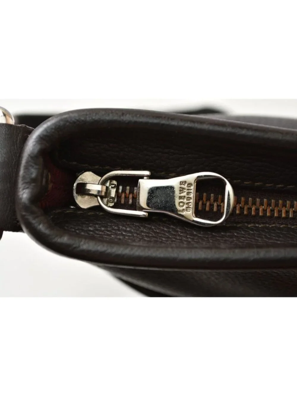 Loewe Shoulder Bag Vintage Leather Dark Brown